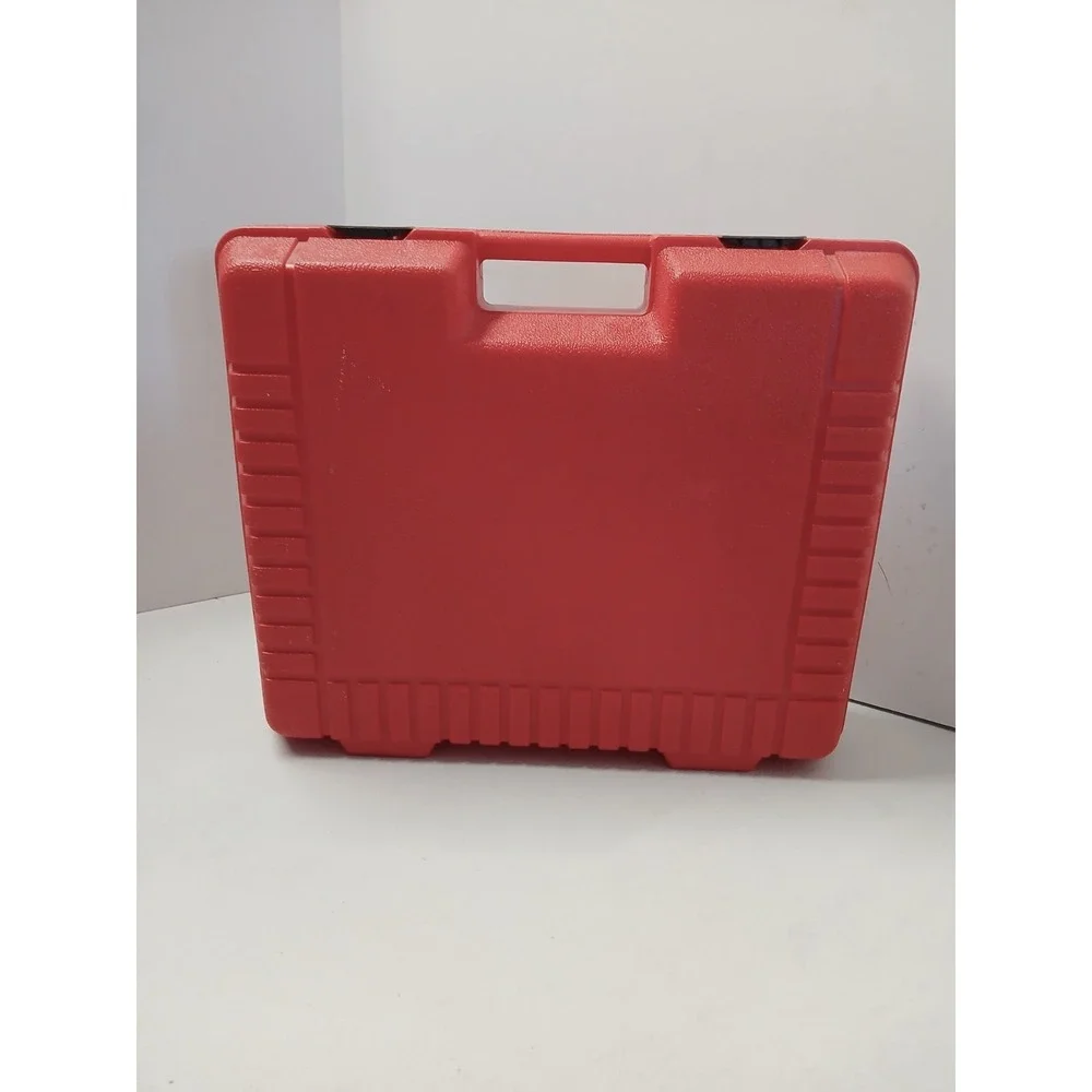 Vintage 80s Lego Red Hard‎ Plastic Storage Travel Carrying Case Box 1985 USA 14